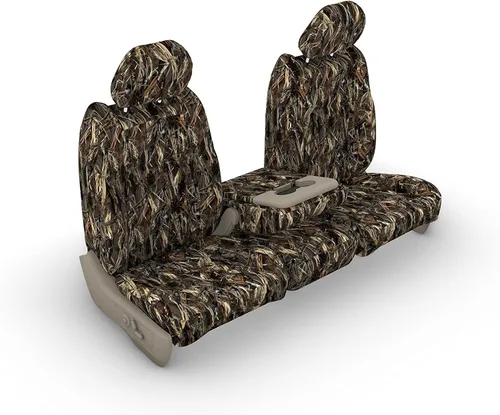 Durafit Seat Covers, F480-DRT Ford F150-F550 XL y Lariat 40/20/40 Asiento dividido con consola central de apertura en DRT Camo Endura (DRT)
