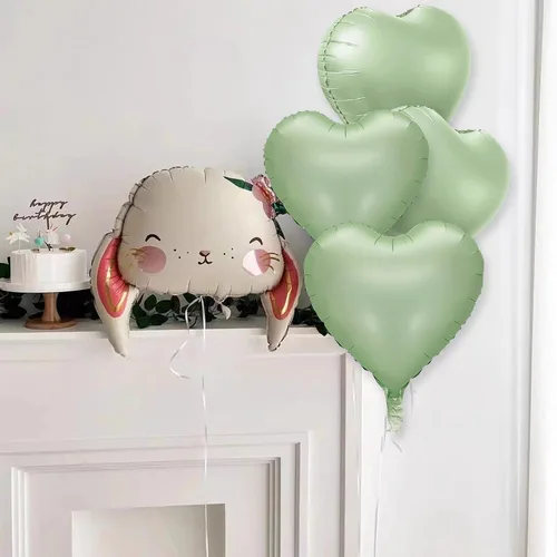 Miniatura 8 de 100 globos en forma de corazón de 5 pulgadas, globos de aluminio de Mylar de papel de aluminio para decoración de mujeres y niñas, día de San