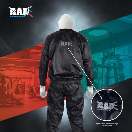 Miniatura 4 de RAD Sauna Sweat Suit for Men & Women (Medium To 6XL) for Weight Loss & Fat Burn Sweating Suit Red,White,Gold,Pink,Blue Rojo