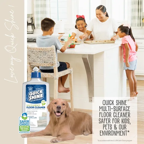 Miniatura 18 de Quick Shine Ultimate Gold Spray Mop Kit Kit todo en uno de 11 piezas con accesorios intercambiables Limpiador de piso incluido No necesita