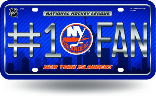 Miniatura 10 de NHL #1 - Placa de matrícula metálica para ventilador