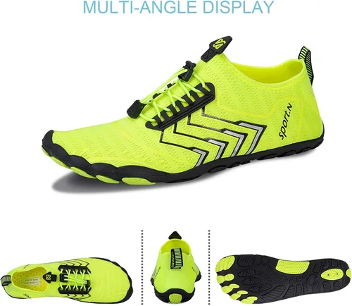 Miniatura 5 de Zapatos de agua para hombre, de secado rápido, calcetines para agua, para exteriores, zapatos deportivos para kayak, lancha, senderismo, surf