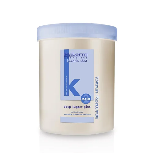 SALERM - Mascarilla Hidratante para el Cabello - Deep Impact Plus - 33.8 fl oz - Hidratación profunda del cabello - Para usar después de la