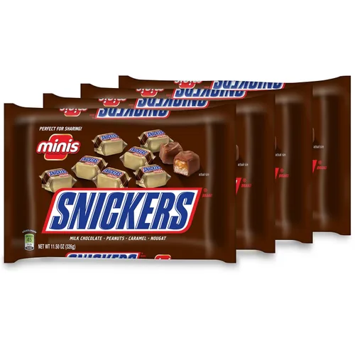 Miniatura 9 de Snickers Barras de chocolate con caramelo miniatura