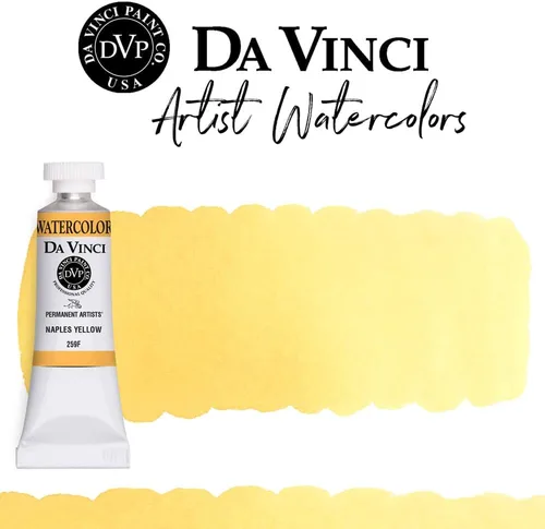 Miniatura 137 de DA VINCI PAINTS Pintura Acuarela Profesional para Artistas, Alizarin Crimson (Quinacridone), 37ml Índigo
