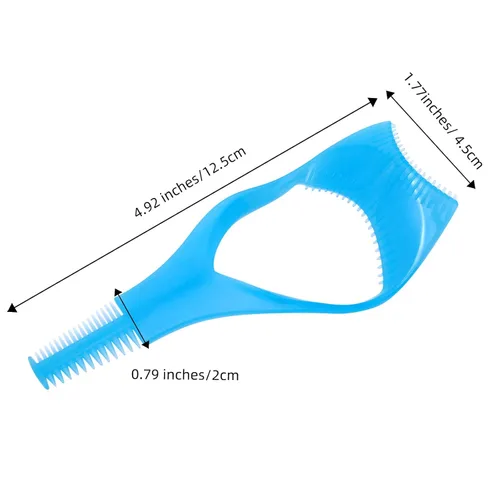 Miniatura 2 de WLLHYF 3 Pack Mascara Shield Guard Makeup Eyelash Buddy 3 in 1 Eye Lash Applicator Tool Beauty Cosmetic Mascara Separator Comb Plastic Lashes
