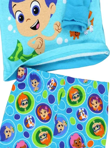 Miniatura 3 de Bubble Guppies Conjunto de pijama de algodón de 2 piezas de manga larga para niño