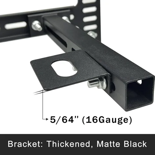 Miniatura 6 de Kit de soporte de cabecera ajustable, paquete de 2 soportes de metal resistente para marco de cama, fácil instalación, compatible con camas