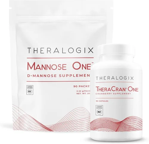 Theralogix TheraCran One + manosa One paquete, 90 unidades y 7.05 onzas (paquete de 2)