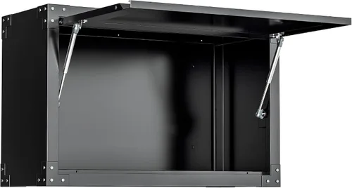 Miniatura 11 de Pataku Gabinete de almacenamiento de metal con puertas y estantes de ajuste, armarios de garaje de 36 pulgadas con cerradura para el hogar, oficina