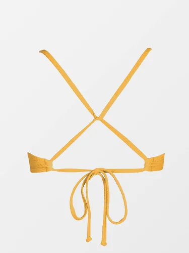 Miniatura 40 de CUPSHE - Parte superior de bikini para mujer; traje de baño superior con diseño cruzado, tirantes delgados y escote en V