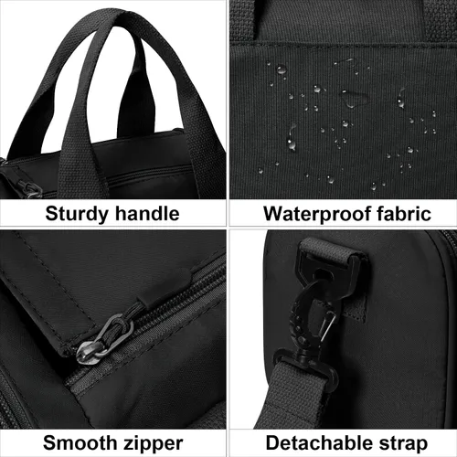 Miniatura 3 de Mini bolsa cruzada pequeña para gimnasio para mujeres y hombres, bonita bolsa de lona pequeña, bolsa deportiva estética, bolsa de gimnasio