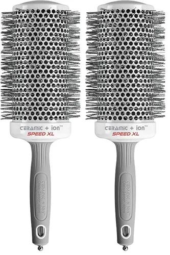 Miniatura 8 de Olivia Garden Cerámica + Ion Speed XL – Cepillo térmico redondo extra largo – No eléctrico – Cepillo profesional para cabello normal a grueso