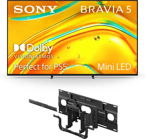 Miniatura 13 de Sony BRAVIA 5 TV inteligente Mini LED 4K de 55 pulgadas (K-55XR50) y barra de sonido BRAVIA Theater Bar 8 de 11 altavoces con Dolby Atmos
