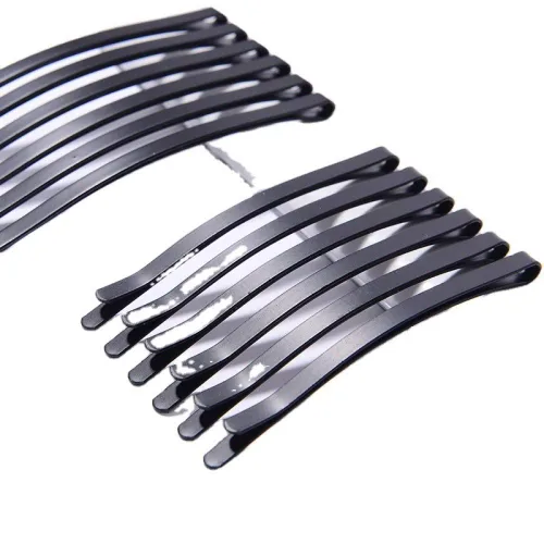 Miniatura 4 de 100 pinzas negras para el pelo, accesorios de herramientas de peinado, unisex (grueso)