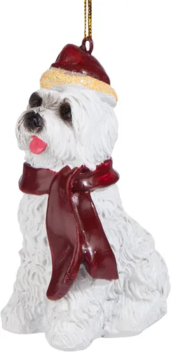 Miniatura 12 de Design Toscano - Figura de perro para decoración navideña. Golden Retriever