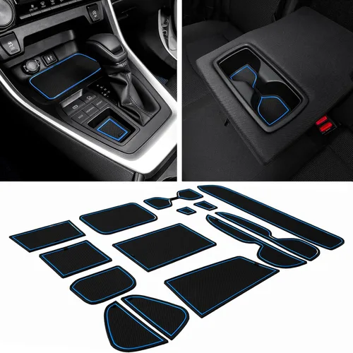 Miniatura 12 de JDMCAR Accesorios de revestimiento compatibles con Toyota RAV4 2019-2024 2025 y RAV-4 Prime 2021-2025, soporte de tazas de ajuste personalizado