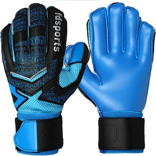 Guantes de portero de fútbol para adultos y jóvenes, guantes de portero de fútbol de agarre fuerte con protección para los dedos para