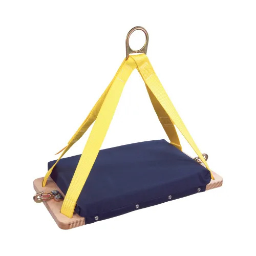3M DBI-SALA 1001190 - Asiento de trabajo, con tablero rígido de 12 x 24 x 1 pulgada, cojín de asiento, broches de herramientas y anillo en D de
