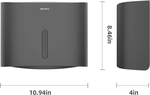 Miniatura 7 de Dispensador de toallas de papel comercial soporte de pared Portador de toallas de papel de gran capacidad Dispensador de toallas de mano plegadas C