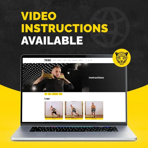 Miniatura 3 de Tribe Lifting Bandas de resistencia para entrenar – Paquete de 3 bandas de entrenamiento de tela para mujeres y hombres – Bandas de glúteos
