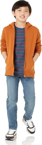Miniatura 4 de Tienda Essentials Sudadera con capucha de forro polar con cremallera para niños y niños pequeños