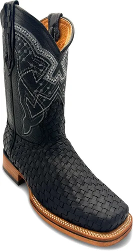 Miniatura 2 de The Western Shops Botas vaqueras con punta cuadrada para hombre