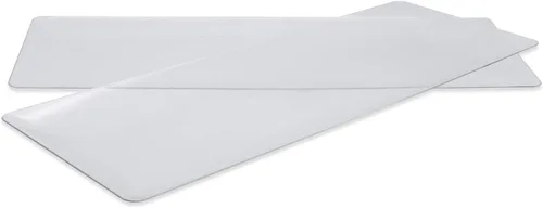 Miniatura 4 de Party Essentials N156621 - Bandejas elegantes de plástico para aperitivos/servir, 15.75" x 6", transparente, paquete de 6