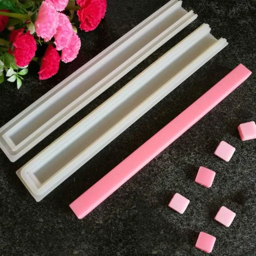 Miniatura 9 de Molde de jabón de silicona con columna de tubo de corazón EchoDone, molde de jabón en forma de corazón, suministros para hacer jabón, herramienta
