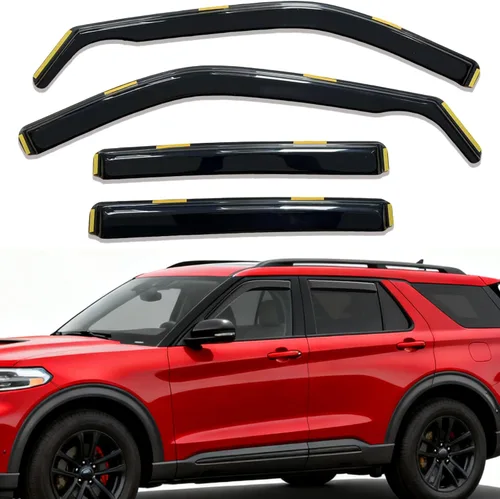 Miniatura 6 de Viseras laterales para ventana, deflectores de ventilación, deflectores de ventilación para Chevrolet Equinox 2018, 2019, 2020, 2021, 2022, 2023