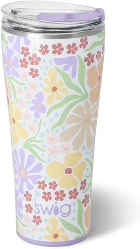 Miniatura 113 de Swig Life - Vaso aislante de 22 onzas, vaso de viaje para café con tapa, taza de café para viaje compatible con portavasos, de acero inoxidable