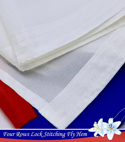 Miniatura 4 de G128 - Bandera Cristiana, 3 x 5 pies, serie LiteWeave, impresa en poliéster 100D, bandera religiosa, colores vibrantes, ojales de latón Cristiano