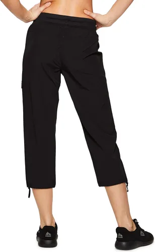 Miniatura 3 de RBX - Pantalón capri deportivo con cordón,ligero, con bolsillos y estilo cargo, para mujer