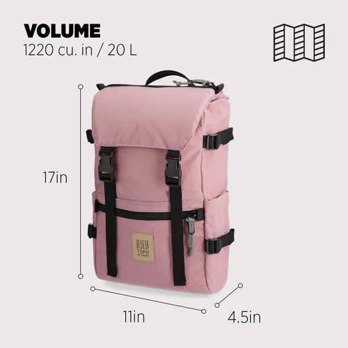 Miniatura 32 de Topo Designs Rover Pack Clásico, asfalto/negro, Tamaño único, Rover Pack Clásico