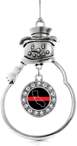 Miniatura 99 de Inspired Silver - Roller Queen - Adorno de Navidad plateado - Adorno circular para árbol de Navidad con circonita cúbica - Decoración colgante