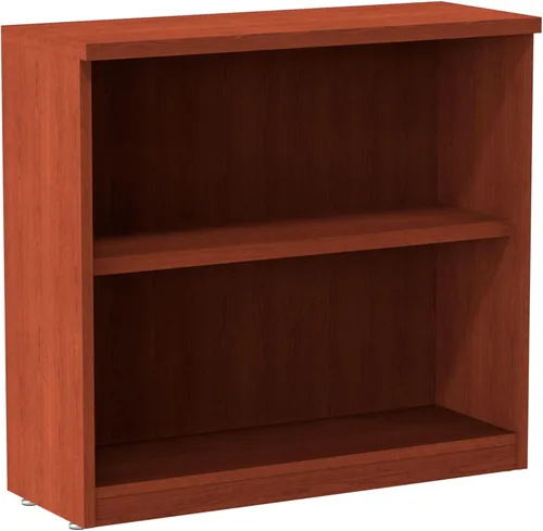 Miniatura 7 de Alera Alera Valencia Series Librería, tres estantes, 31.75 pulgadas de ancho x 14 pulgadas de profundidad x 39.38 pulgadas, color cereza medio