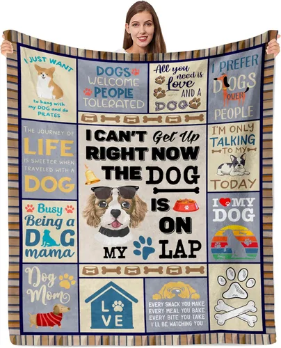 Miniatura 11 de Regalos de Navidad para madres de perros para mujeres, regalos para amantes de los perros, regalos para amantes de los perros/mamás mujeres, manta