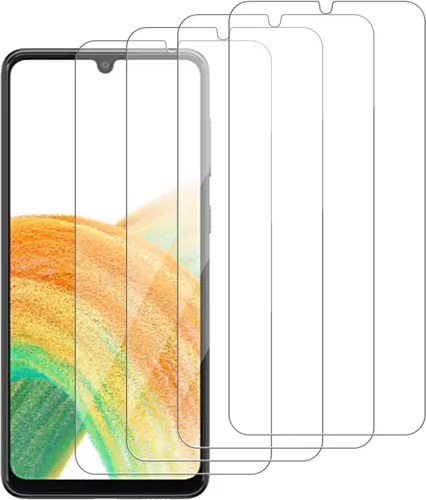 Miniatura 15 de [paquete de 4 protectores de pantalla de vidrio compatibles con Samsung Galaxy A23 5G / SM-A236U [dureza 9H] - vidrio templado de pantalla HD