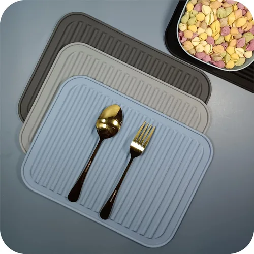 Miniatura 8 de Salvamanteles de silicona para ollas y sartenes calientes, almohadillas calientes para encimera de cocina, tapete de salvamanteles multiusos