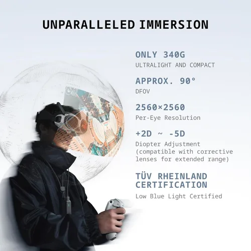 Miniatura 3 de Antigravity Paquete A1 Explorer (3 baterías) – Drone 8K 360 para vuelo inmersivo, control de movimiento de punto a vuelo, evitación de obstáculos
