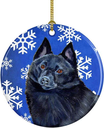 Miniatura 95 de Caroline's Treasures Cavalier Spaniel - Adorno de cerámica para colgar en el árbol de Navidad, para el hogar, Navidad, fiestas, regalo, 3 pulgadas
