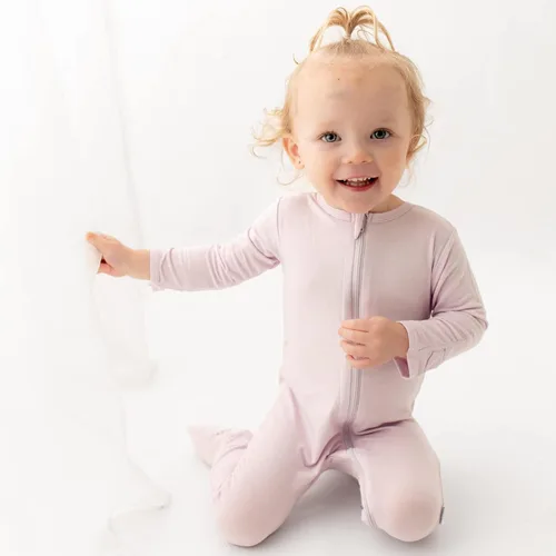 Miniatura 4 de Bamboo Little Pijama suave de bambú para bebés, cierre de cremallera, 0-24 meses