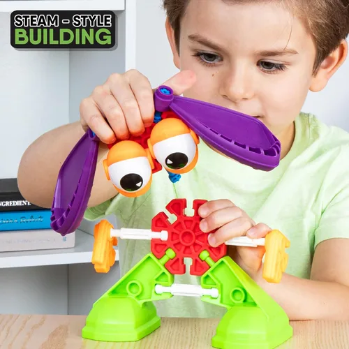 Miniatura 2 de KID K'NEX - Juego de constructores en ciernes, 100 piezas, construcción STEM preescolar, juego de construcción para niños, juego creativo