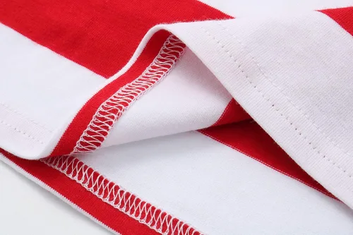Miniatura 6 de Formeet17 Camiseta de manga larga a rayas para mujer, elástica, cómoda, cuello redondo