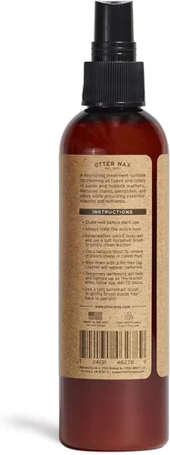 Miniatura 2 de Otter Wax Limpiador acondicionador de gamuza y nobuck 5 onzas Limpiador y acondicionador de cuero para muebles, botas, sombreros, zapatos