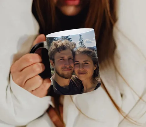 Miniatura 6 de QOMOLANGMA 36 tazas de 11 onzas que cambian de color de sublimación en blanco, taza mágica que cambia a todo color para transferencia de prensa