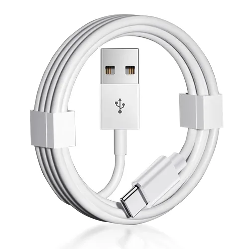 Miniatura 2 de Paquete de 2 cables cortos Carplay de 1.5 pies para iPhone 17 15 16 /Air/ Pro Max, USB A a USB C para Carplay para cable USB de iPhone, cargador