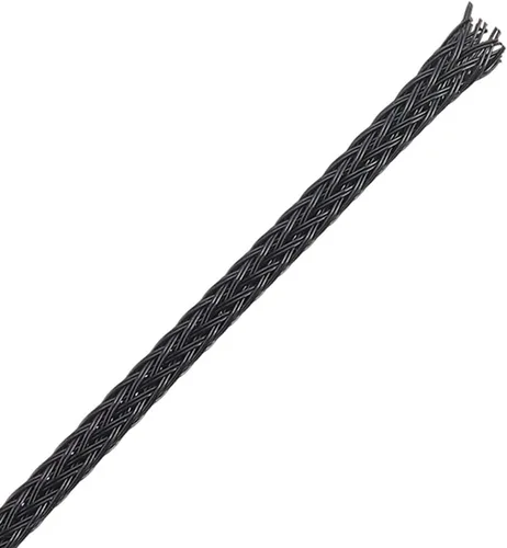 Miniatura 12 de Protectores de cable de polietileno de 65.6 pies, 2 tamaños, expandibles, trenzados, tubería de malla de alambre flexible, telar de manga de arnés