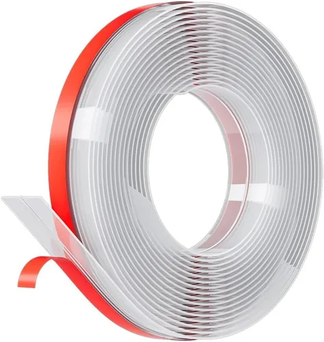 Burlete de puerta de 10 pies, cinta de silicona de 1 pulgada para huecos debajo de la puerta, tapón de barrido para parte inferior de puerta de