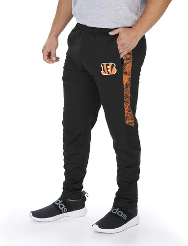 Miniatura 13 de Zubaz NFL Mens Track Pant with Half Sides